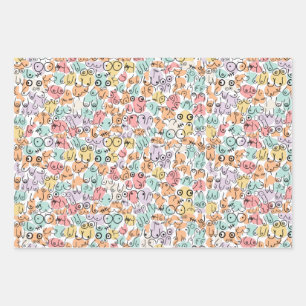 Feuille De Papier Cadeau cadeau amusant femme