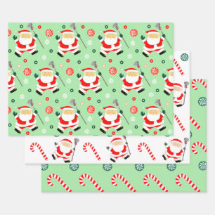 Feuille De Papier Cadeau Cadeau de Noël créatif de crosse