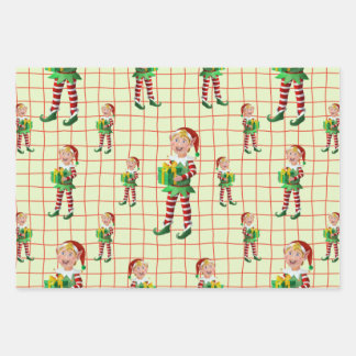 Feuille De Papier Cadeau Cadeau d'un elfe