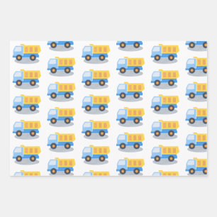Feuille De Papier Cadeau Camion