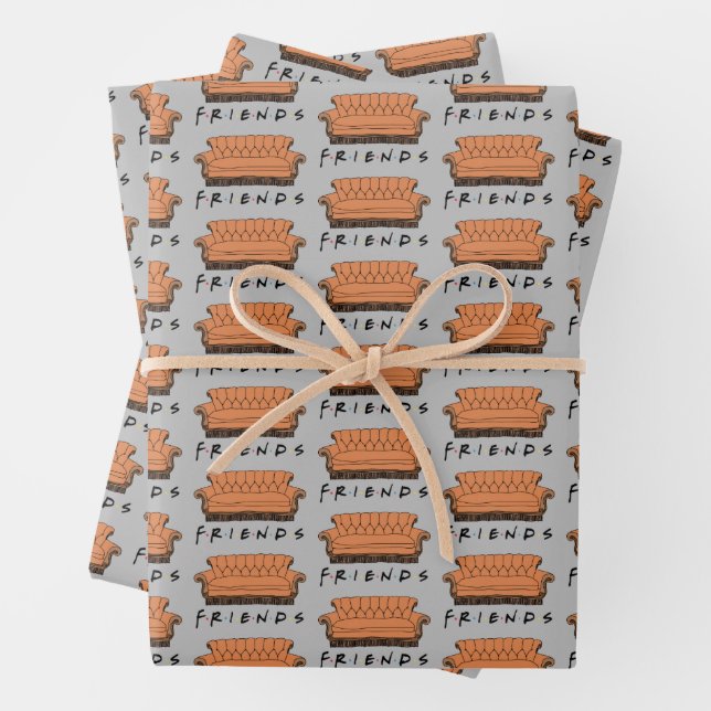 Feuille De Papier Cadeau Canapé AMIS™ (En situation)