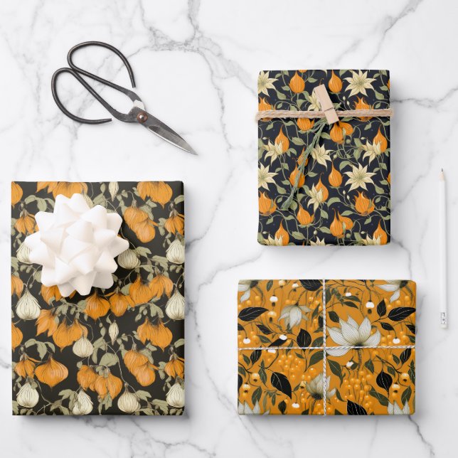 Feuille De Papier Cadeau Cap Gooseberry (Recto)