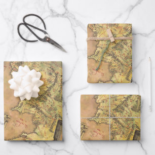 Feuille De Papier Cadeau Carte MIDDLE EARTH™
