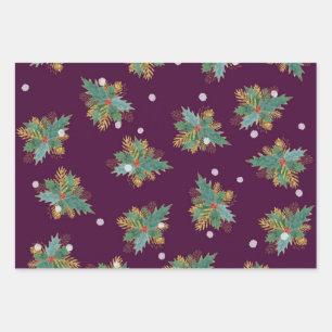 Feuille De Papier Cadeau Cartes de Noël Art