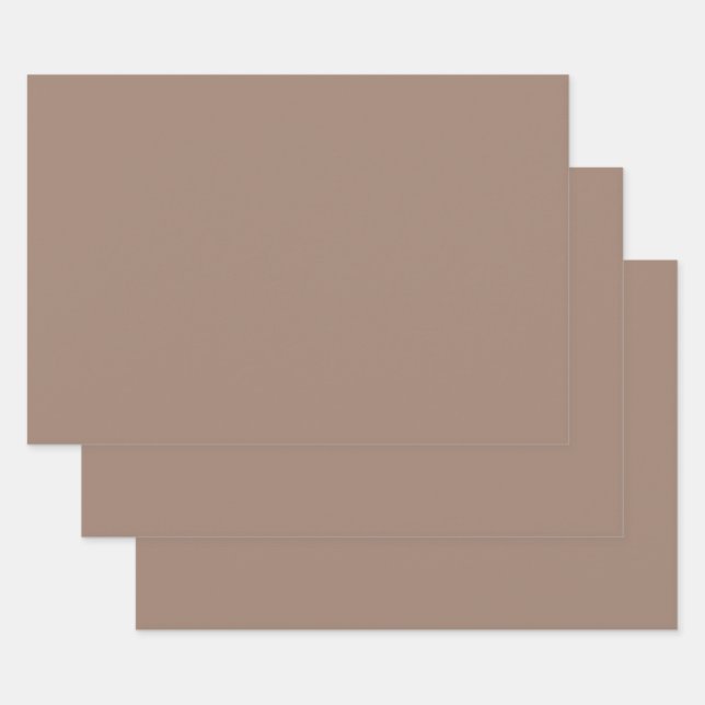 Feuille De Papier Cadeau Castor (couleur solide) (Lot)