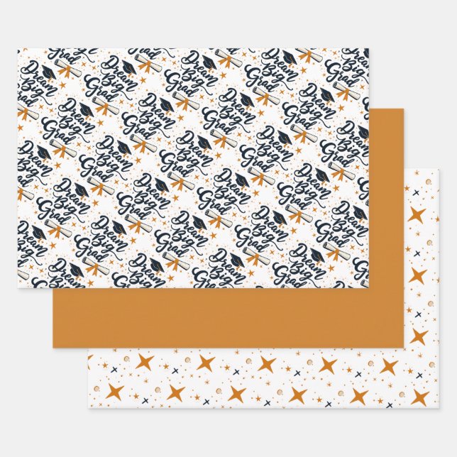 Feuille De Papier Cadeau Célébration du diplôme (Lot)