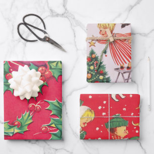 Feuille De Papier Cadeau 'C'était la nuit avant Noël