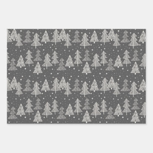 Feuille De Papier Cadeau Chalkboard Handdrawn