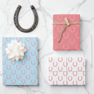 Feuille De Papier Cadeau Chandails rose précieux Baby shower Cowgirl