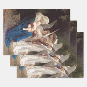 Feuille De Papier Cadeau Chant des Anges (1881) par Bouguereau