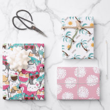 Chat d'été arbre tropical