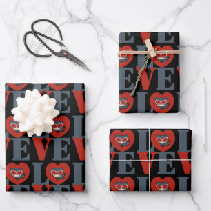 Feuille De Papier Cadeau Chibi Catwoman LOVE