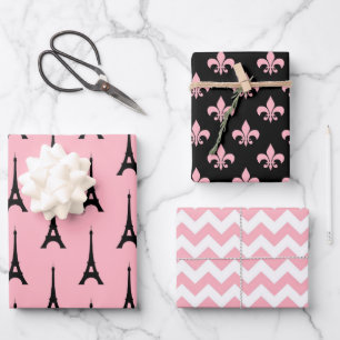 Feuille De Papier Cadeau Chic parisien