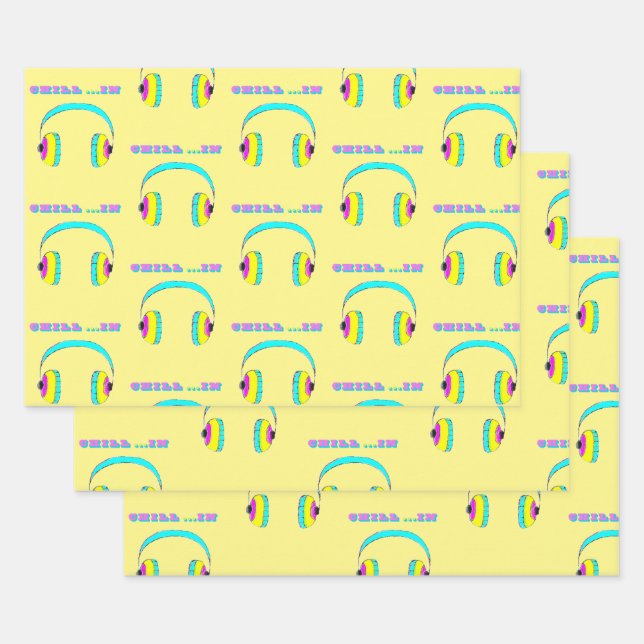 Feuille De Papier Cadeau Chillin (Lot)