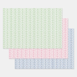 Feuille De Papier Cadeau Chinchilla Chintz