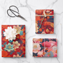 Chiyogami Yuzen Washi Style motif