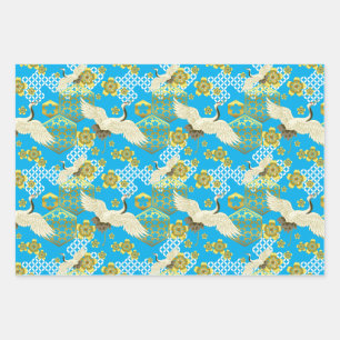 Feuille De Papier Cadeau Chiyogami Yuzen Washi Style motif