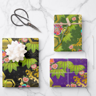 Feuille De Papier Cadeau Chiyogami Yuzen Washi Style motif