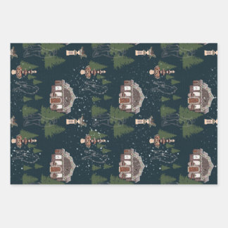 Feuille De Papier Cadeau Choisissez un sapin de Noël