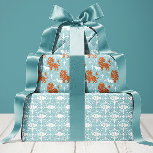 Feuille De Papier Cadeau Christian Boy Baby shower Religieux