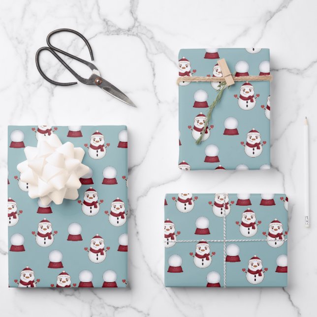 Feuille De Papier Cadeau Christmas (Recto)
