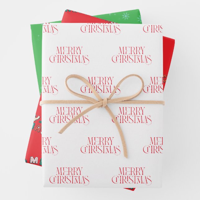 Feuille De Papier Cadeau Christmas (En situation)