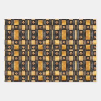 Feuille De Papier Cadeau Christmas Retro Vinage Style