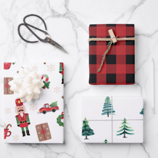 Feuille De Papier Cadeau Christmas Wrapping Paper Sheets