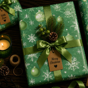Feuille De Papier Cadeau Chuchotements dans les Pins
