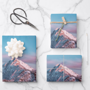 Feuille De Papier Cadeau Ciel magique au-dessus de la montagne Storžič, Slo