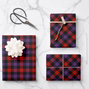 Feuille De Papier Cadeau Clan Brown Tartan