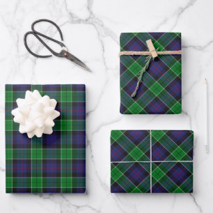 Feuille De Papier Cadeau Clan Leslie Chasse Tartan