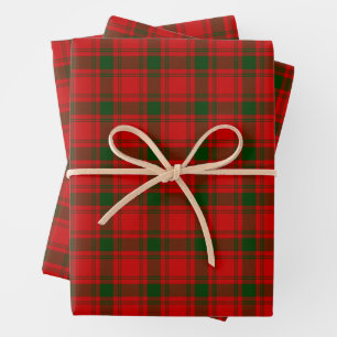 Feuille De Papier Cadeau Clan MacQuarrie Tartan et Crest