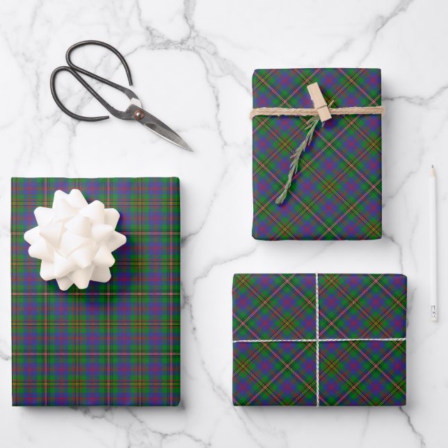 Feuille De Papier Cadeau Clan Wood (Recto)
