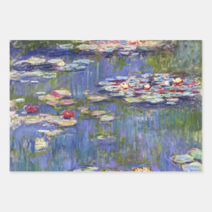 Feuille De Papier Cadeau Claude Monet - Nymphéas / Nymphéas