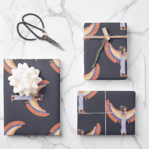Feuille De Papier Cadeau Cléopâtre.