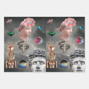 Feuille De Papier Cadeau Cléopâtre