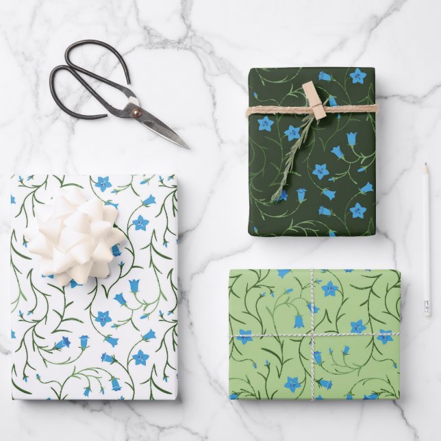 Feuille De Papier Cadeau Cloche (Recto)