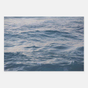 Feuille De Papier Cadeau Closeuse d'eau de mer