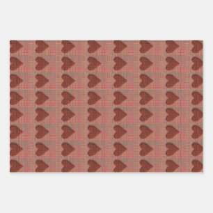 Feuille De Papier Cadeau Coeur d'amour Unicorn