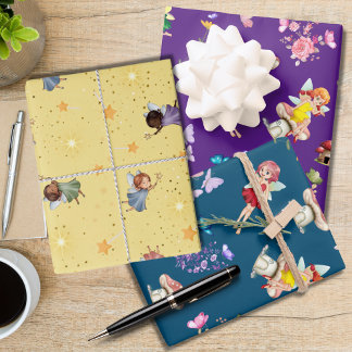 Feuille De Papier Cadeau Collection à thème Imaginaire