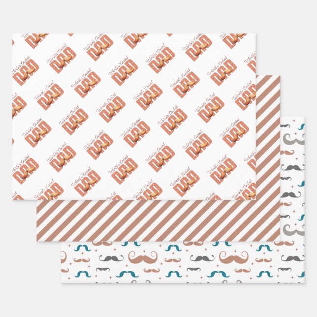 Feuille De Papier Cadeau Collection Dapper de papa (Lot)