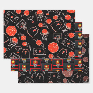 Feuille De Papier Cadeau Collection de basket-ball Slam Dunk