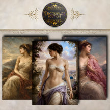 Collection de femmes classiques de l'Antiquité