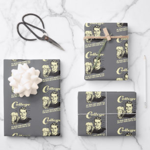 Feuille De Papier Cadeau College : Boire plus avant 9h