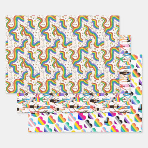 Feuille De Papier Cadeau Conception LGBTQ+ Arborescence
