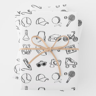 Feuille De Papier Cadeau Cool Dude Kids Coloriage Livre Cadeau