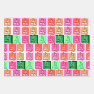 Feuille De Papier Cadeau Cool Pop Art Snowmobile