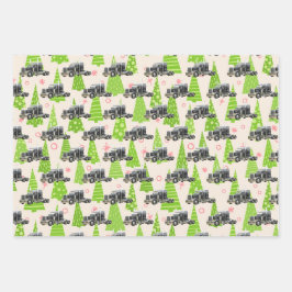 Feuille De Papier Cadeau Cool semi-conducteur de camion