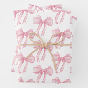 Feuille De Papier Cadeau Coquette Baby shower de la coquette de la corneill